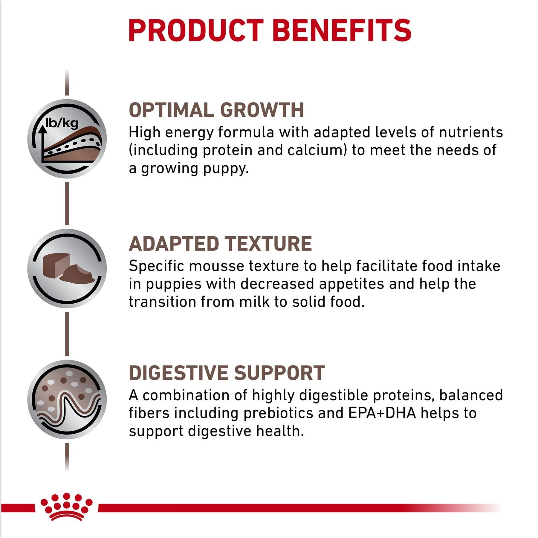 Royal Canin Veterinary Diet Puppy Gastrointestinal Ultra Soft Mousse In Sauce Canned Dog Food - Image 3