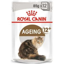 Royal Canin Ageing 12+ Adult Senior In Gravy Wet Cat Food Pouches