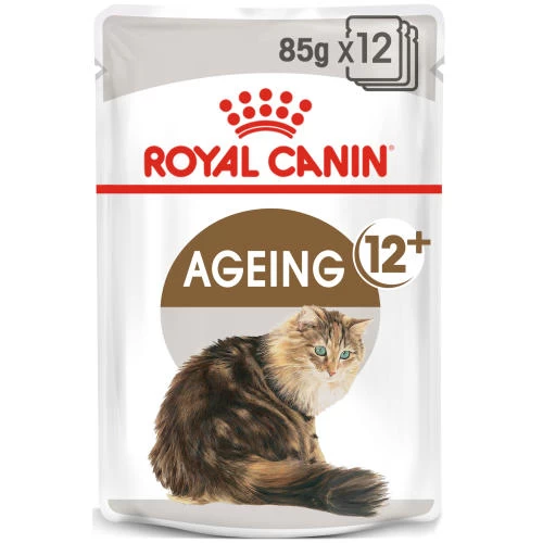 Royal Canin Ageing 12+ Adult Senior In Jelly Wet Cat Food Pouches