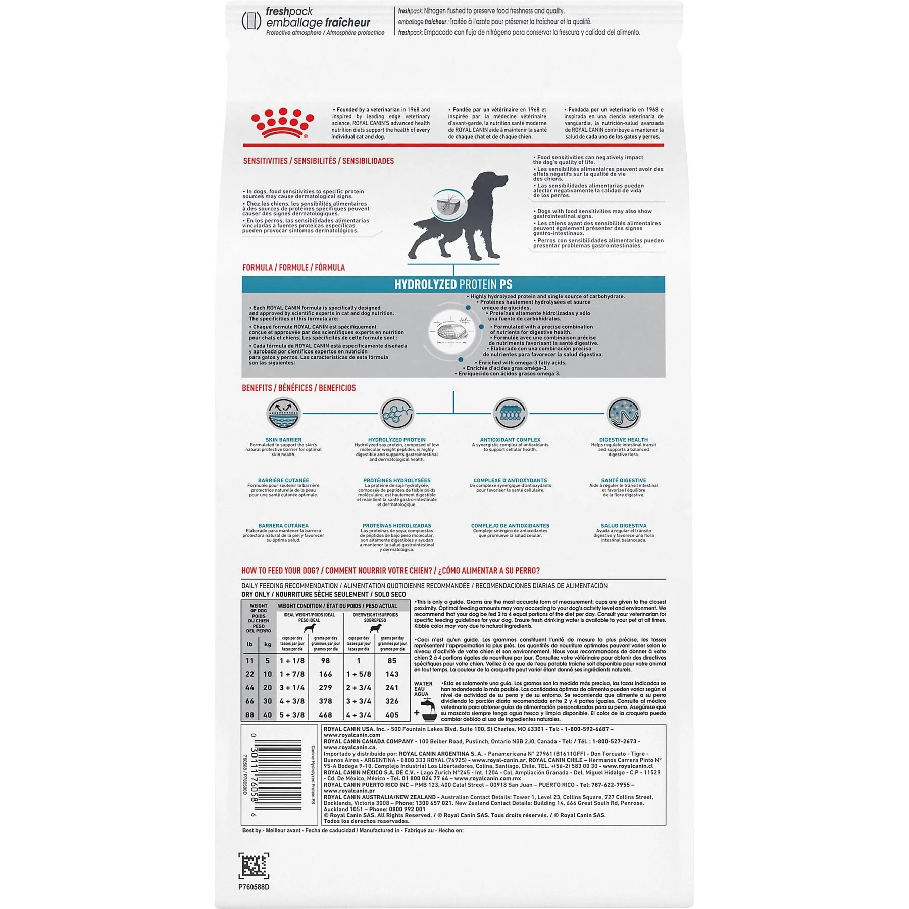 Royal Canin Veterinary Diet Adult Hydrolyzed Protein PS Dry Dog Food - Image 2