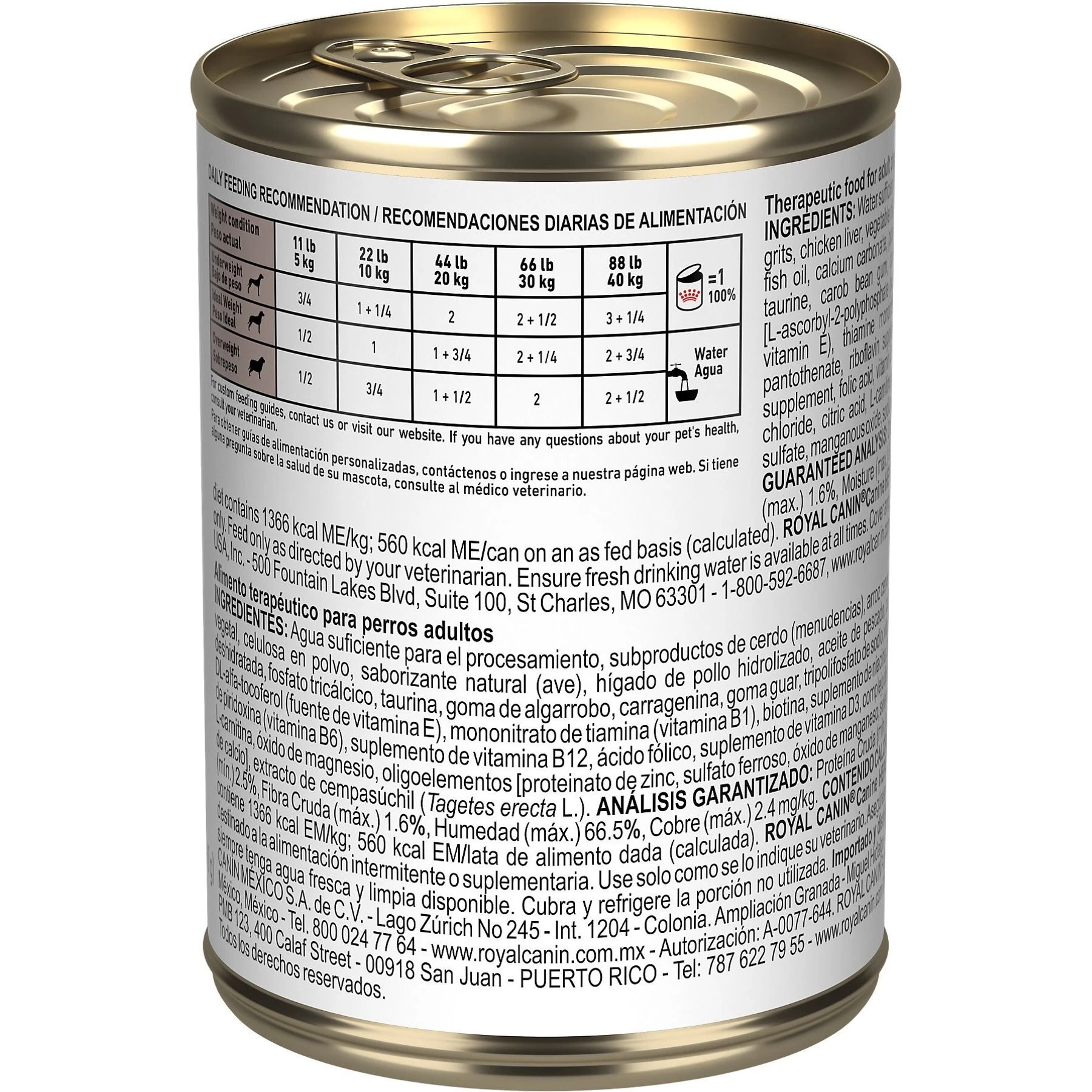 Royal Canin Veterinary Diet Adult Hepatic Loaf Canned Dog Food - Image 2