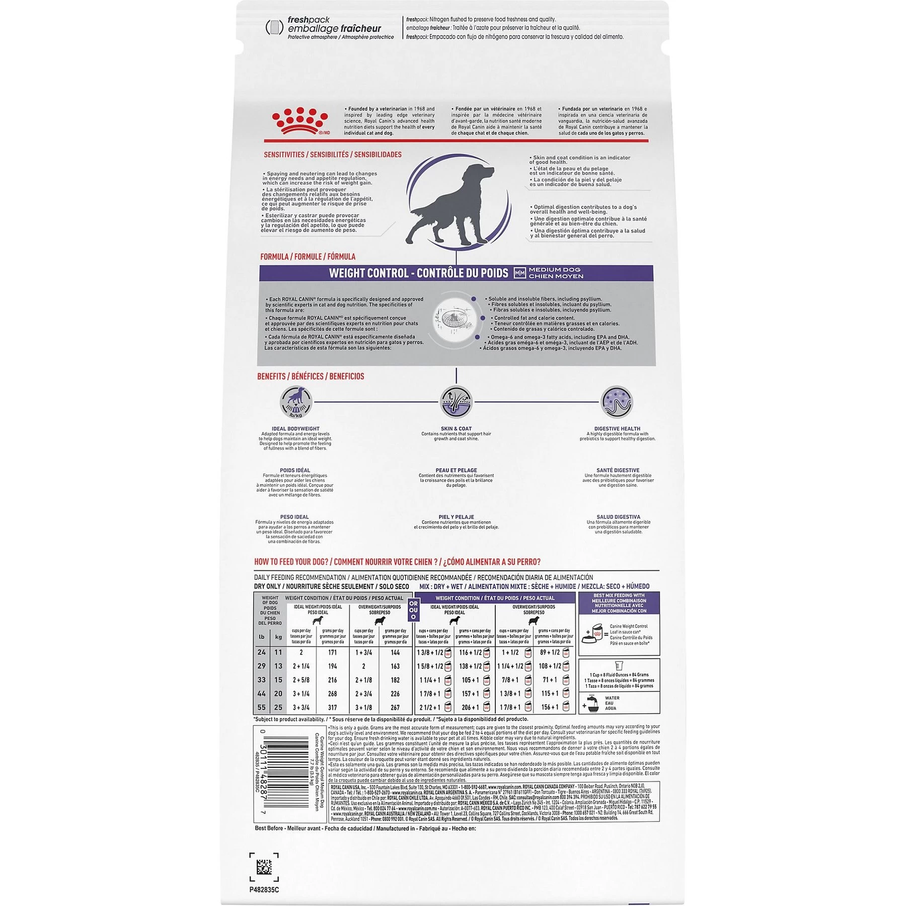 Royal Canin Veterinary Diet Adult Weight Control Medium Breed Dry Dog Food - Image 2