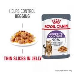 Royal Canin Adult Appetite Control Wet Cat Food Pouches In Jelly - 12 X 85g By Royal Canin