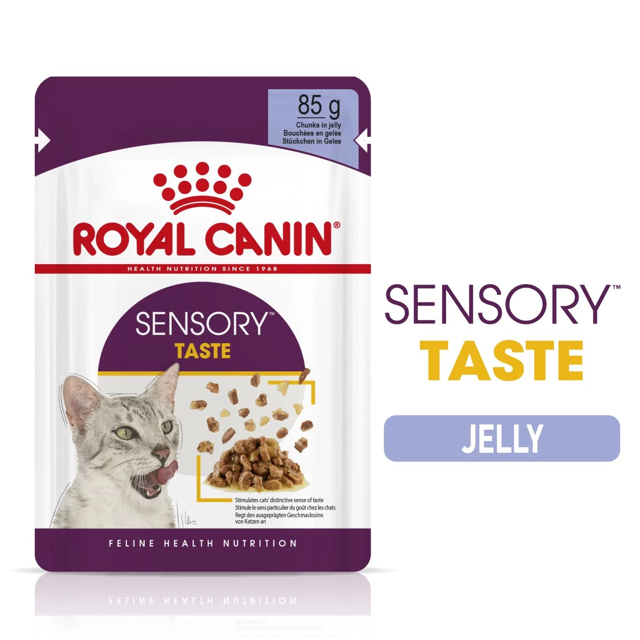 Royal Canin Adult Sensory Taste In Jelly Wet Cat Food Pouches - 12 X 85g By Royal Canin