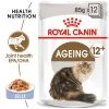 Royal Canin Feline Senior Ageing 12+ In Jelly Wet Cat Food Pouches - 12 X 85g By Royal Canin