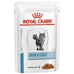 Royal Canin Veterinary Diet Feline Skin & Coat Cat Pouches - 48 X 85g By Royal Canin Veterinary Diet