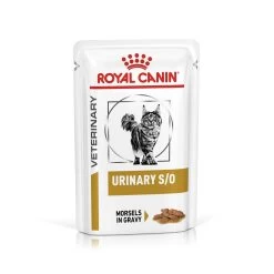 Royal Canin Veterinary Diet Feline Adult Urinary S/O Morsels In Gravy Wet Cat Food Pouches - 48 X 85g By Royal Canin Veterinary Diet
