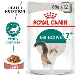 Royal Canin Instinctive 7+ In Gravy Adult Wet Cat Food - 85g X 12 By Royal Canin