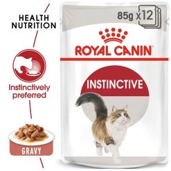 Royal Canin Instinctive In Gravy Adult Wet Cat Food Pouches - 12 X 85g By Royal Canin