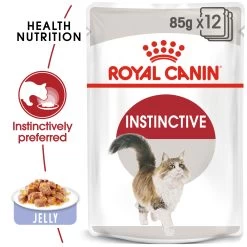 Royal Canin Instinctive Adult In Jelly Wet Cat Food Pouches - 12 X 85g By Royal Canin
