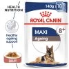 Royal Canin Maxi Ageing 8+ Wet Dog Food In Gravy - 10 X 140g By Royal Canin