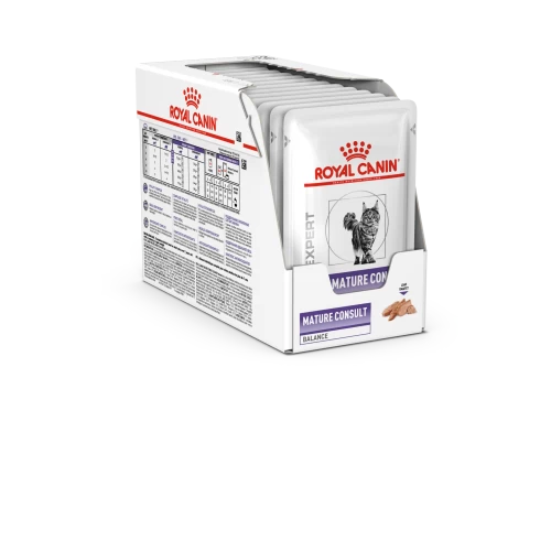 Royal Canin Veterinary Diets Mature Consult In Loaf Senior Cat Food - Image 2