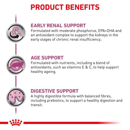 Royal Canin Veterinary Diets Early Renal In Gravy Wet Adult Cat Food - Image 3