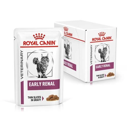 Royal Canin Veterinary Diets Early Renal In Gravy Wet Adult Cat Food - Image 2