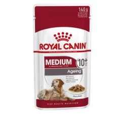 Royal Canin Medium Wet Ageing Senior Dog Food Pouches In Gravy