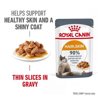 Royal Canin Hair & Skin Care In Gravy