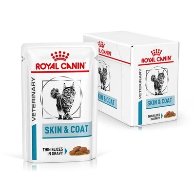 Royal Canin Veterinary Feline Skin & Coat In Gravy - Image 2