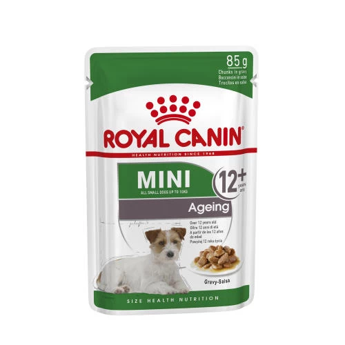 Royal Canin Mini Ageing Wet Senior Dog Food Pouches 12+ In Gravy